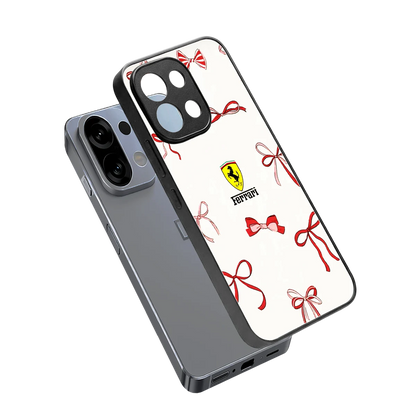 SF X Bows sleek oppo k13 5g cover with tempered glass back and TPU edges