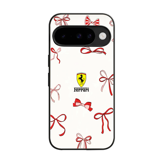 SF X Bows back phone cover | glass case for google pixel 10
