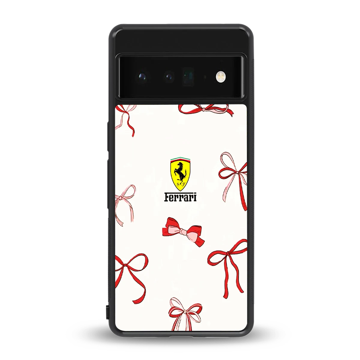 SF X Bows back phone cover | glass case for google pixel 6 pro