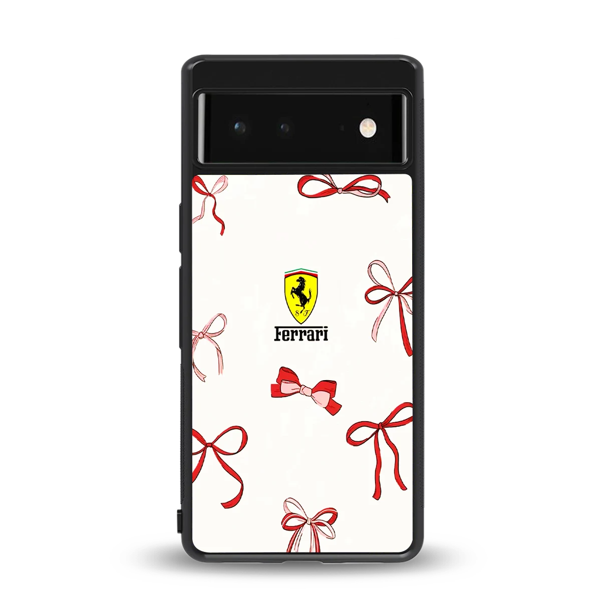 SF X Bows back phone cover | glass case for google pixel 6a