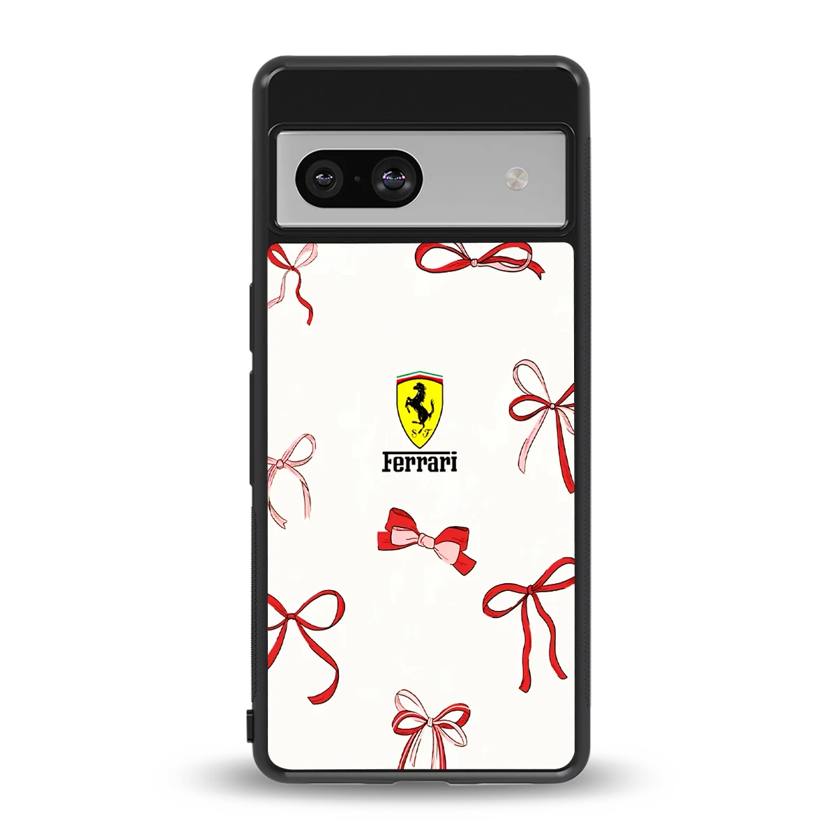 SF X Bows back phone cover | glass case for google pixel 7a