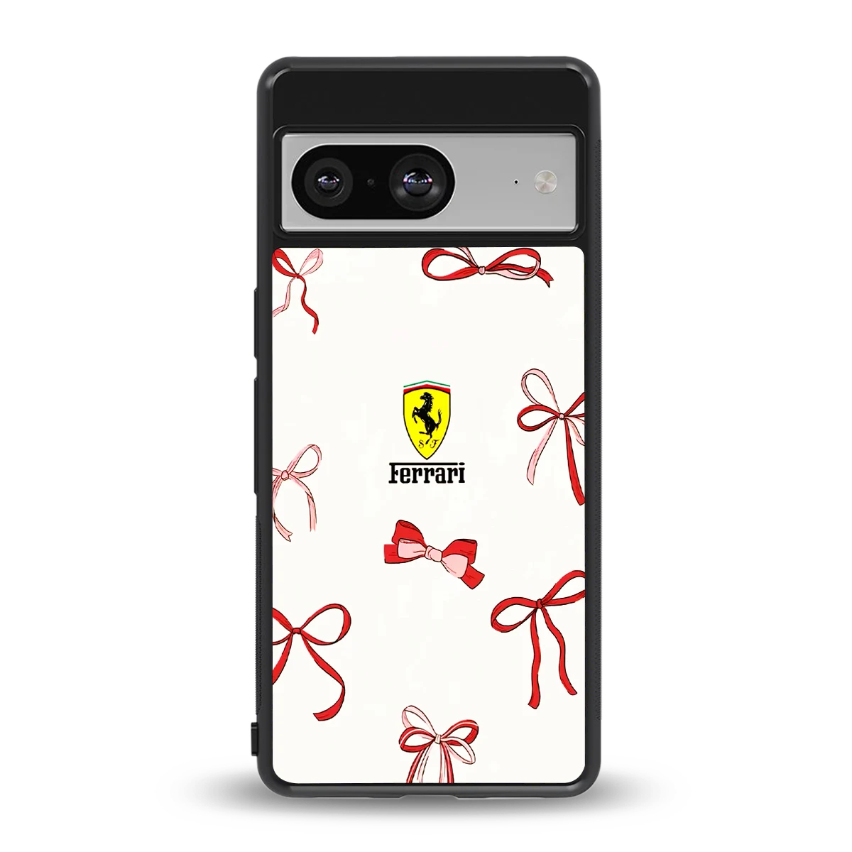 SF X Bows back phone cover | glass case for google pixel 8
