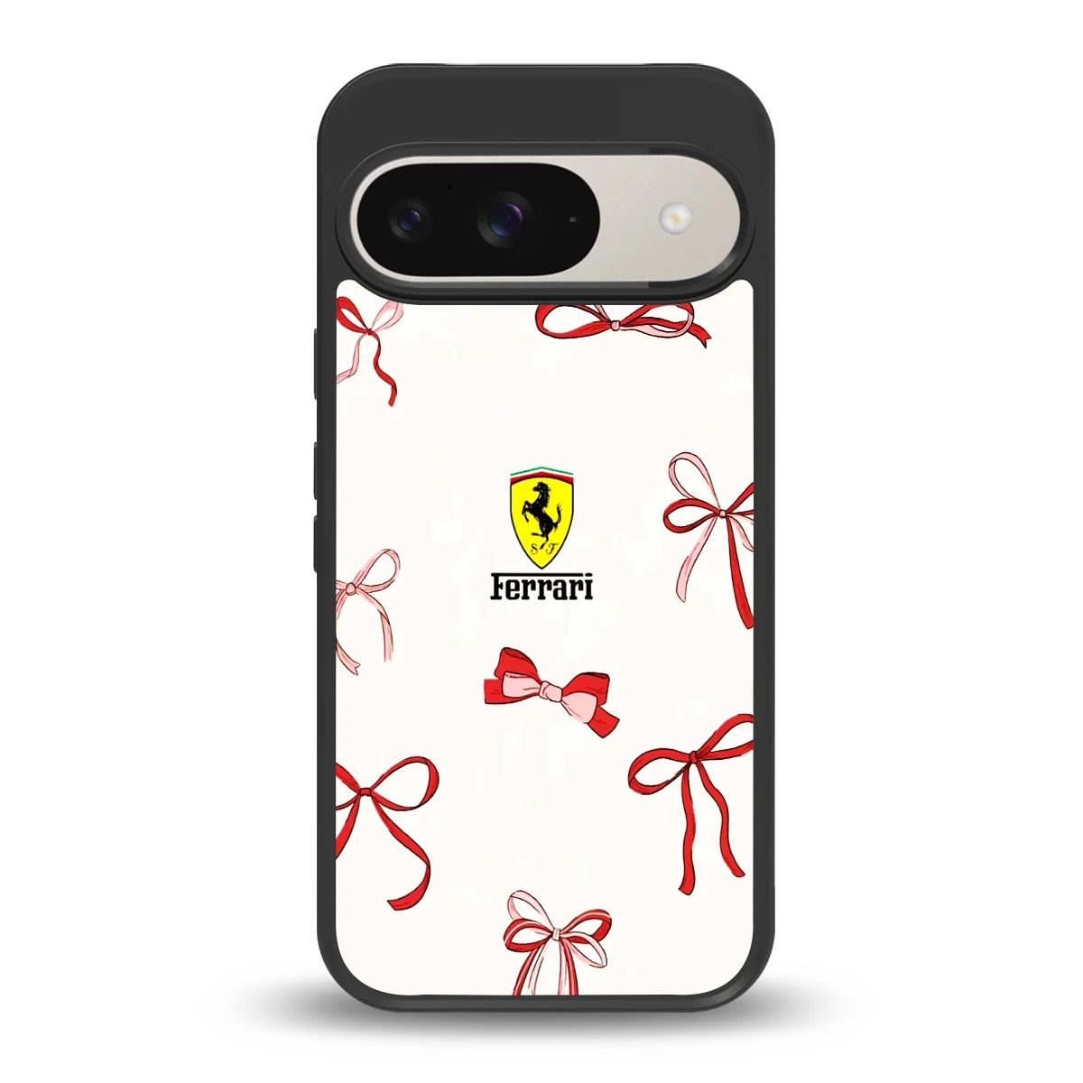 SF X Bows back phone cover | glass case for google pixel 9