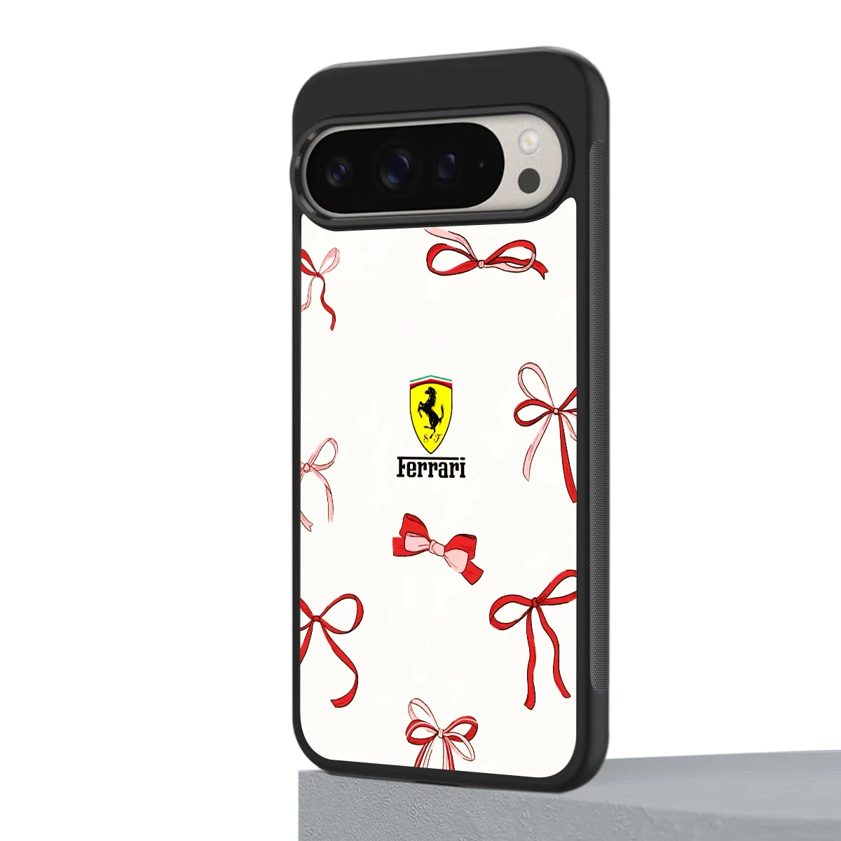 SF X Bows google pixel 9 pro xl mobile cover | shockproof glass phone case