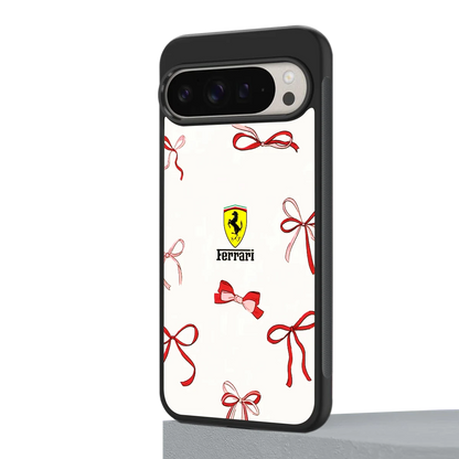 SF X Bows google pixel 9 pro xl mobile cover | shockproof glass phone case