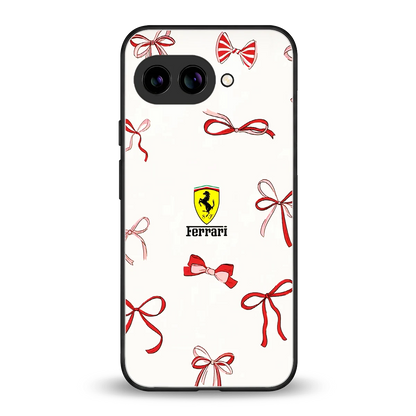 SF X Bows back phone cover | glass case for google pixel 10a