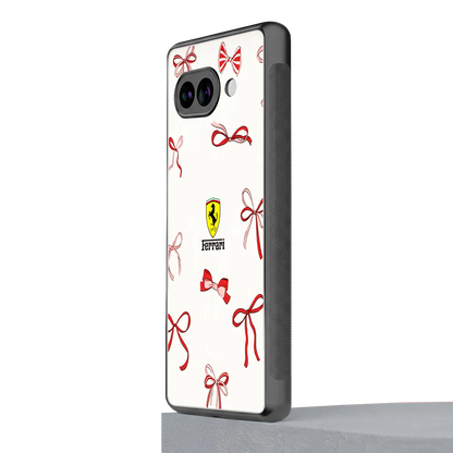 SF X Bows google pixel 10a mobile cover | shockproof glass phone case