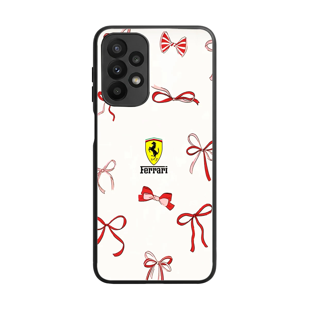 SF X Bows back phone cover | glass case for samsung galaxy a23