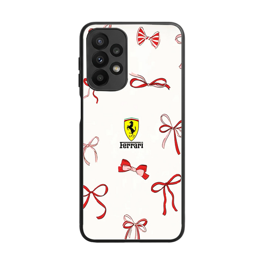 SF X Bows back phone cover | glass case for samsung galaxy a23