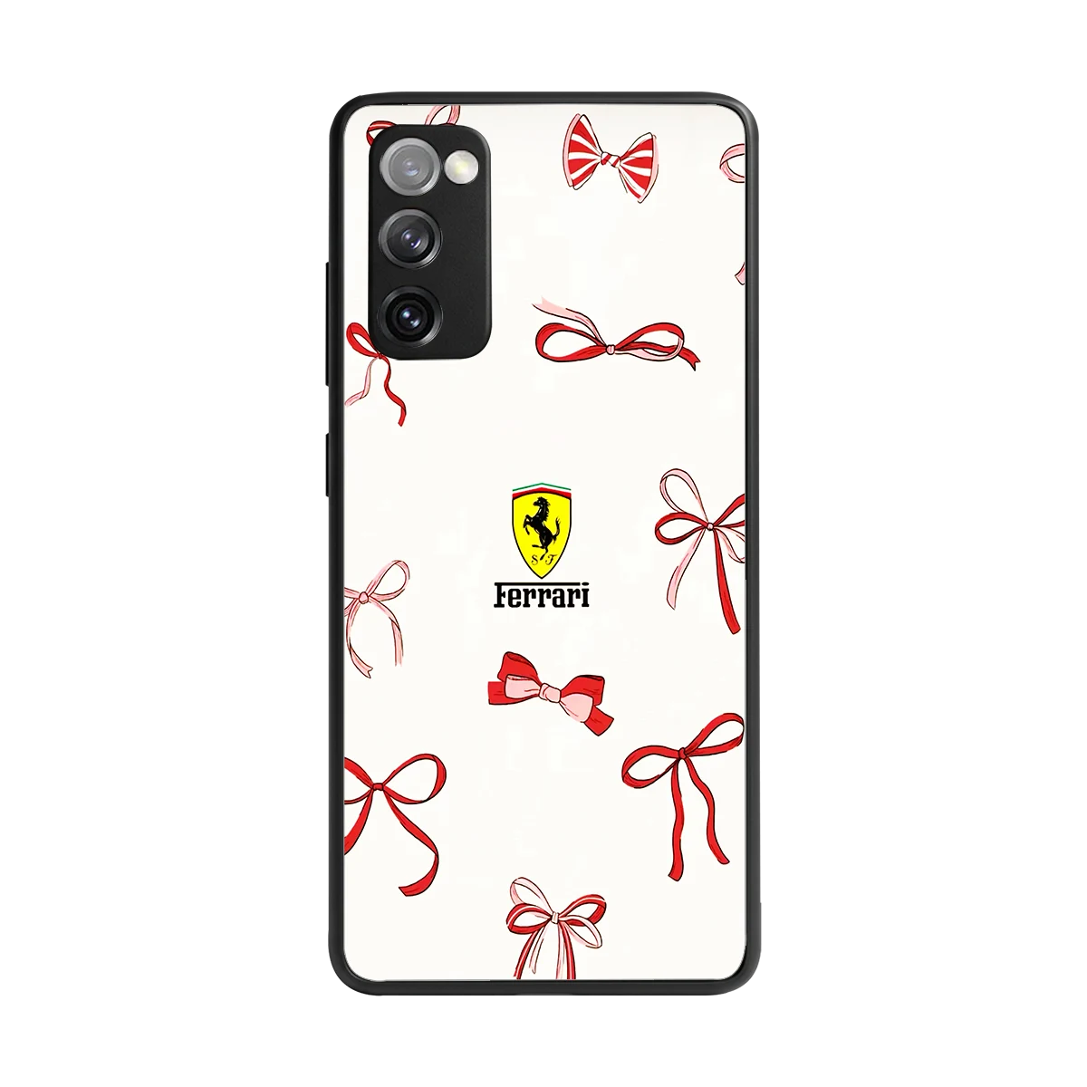SF X Bows back phone cover | glass case for samsung galaxy s20 fe