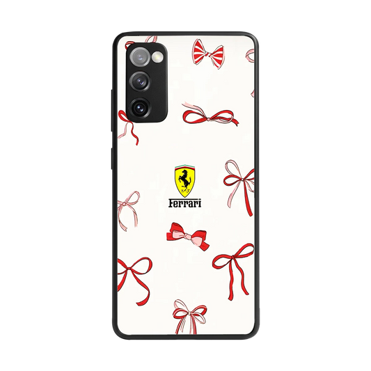 SF X Bows back phone cover | glass case for samsung galaxy s20 fe