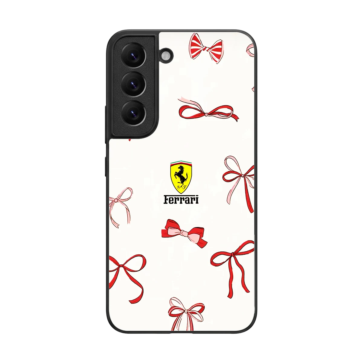 SF X Bows back phone cover | glass case for samsung galaxy s22