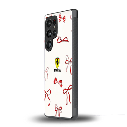 SF X Bows samsung galaxy s25 ultra mobile cover | shockproof glass phone case