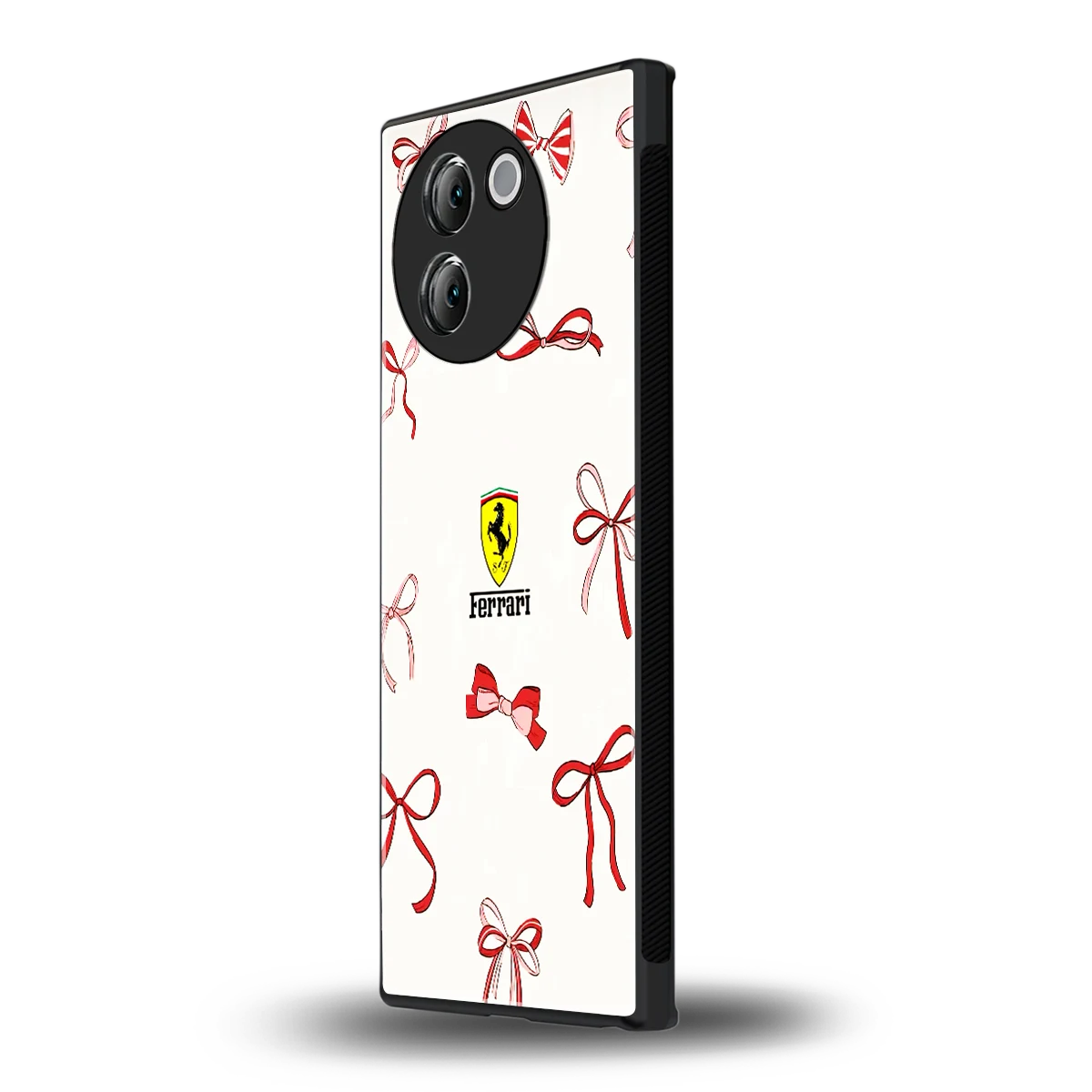 SF X Bows vivo v30e mobile cover | shockproof glass phone case