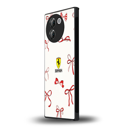 SF X Bows vivo v30e mobile cover | shockproof glass phone case