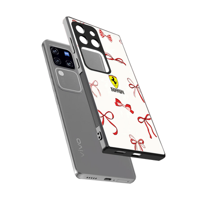 SF X Bows sleekvivo v30 pro cover with tempered glass back and TPU edges