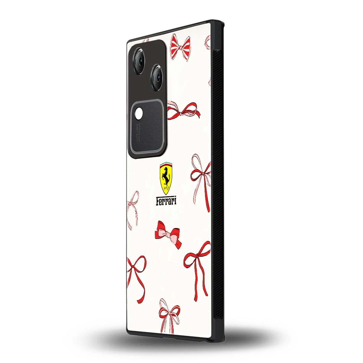 SF X Bows vivo v30 mobile cover | shockproof glass phone case