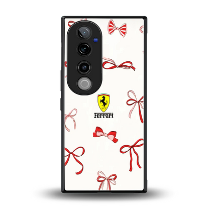 SF X Bows back phone cover | glass case for vivo v40 pro