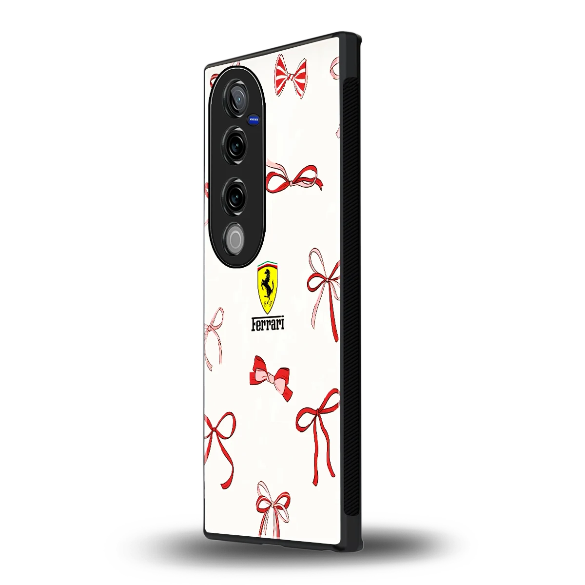 SF X Bows vivo v40 pro mobile cover | shockproof glass phone case