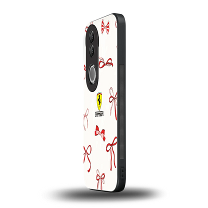 SF X Bows vivo v50 mobile cover | shockproof glass phone case