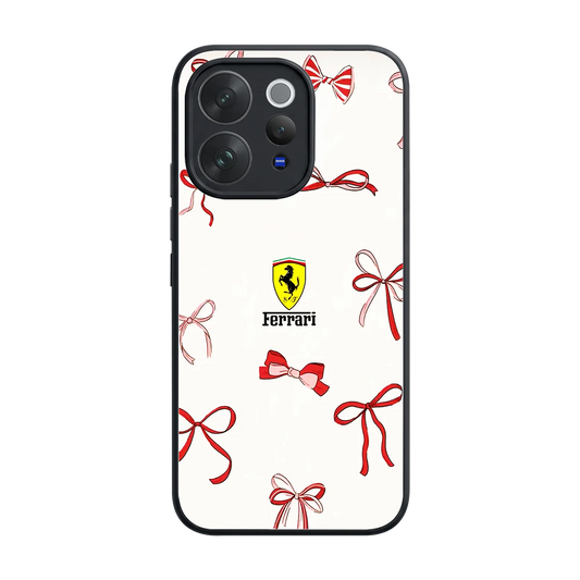 SF X Bows back phone cover | glass case for vivo v70