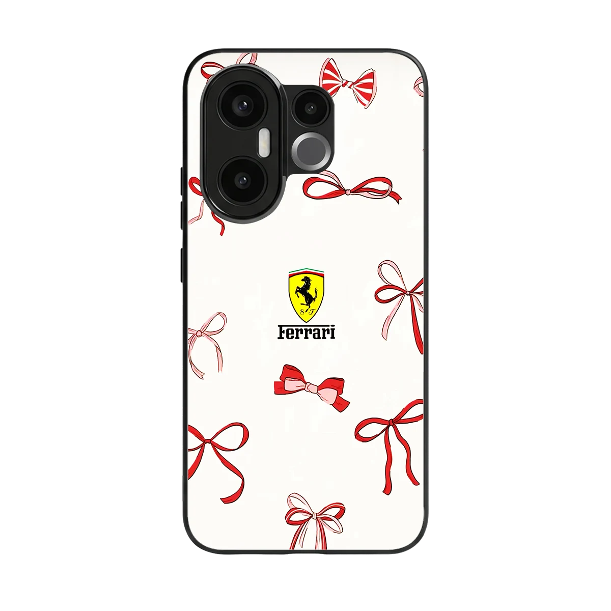 SF X Bows back phone cover | glass case for vivo x200 fe