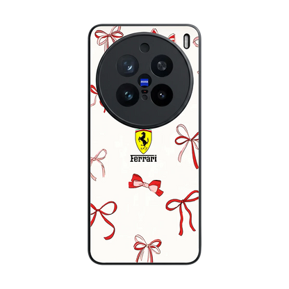 SF X Bows back phone cover | glass case for vivo x200 pro