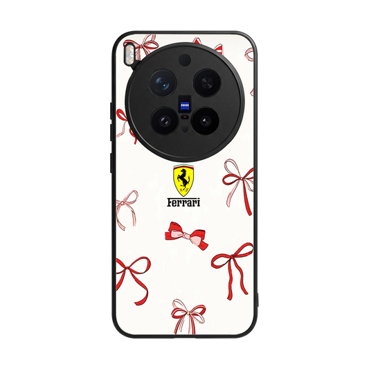 SF X Bows back phone cover | glass case for vivo x300 pro