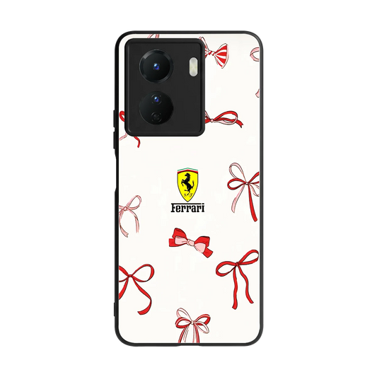 SF X Bows back phone cover | glass case for vivo y16