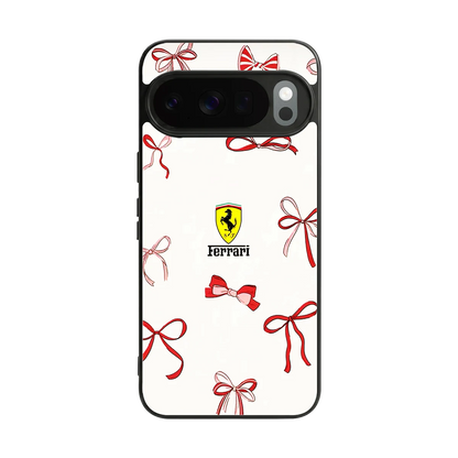 SF X Bows back phone cover | glass case for google pixel 10 pro