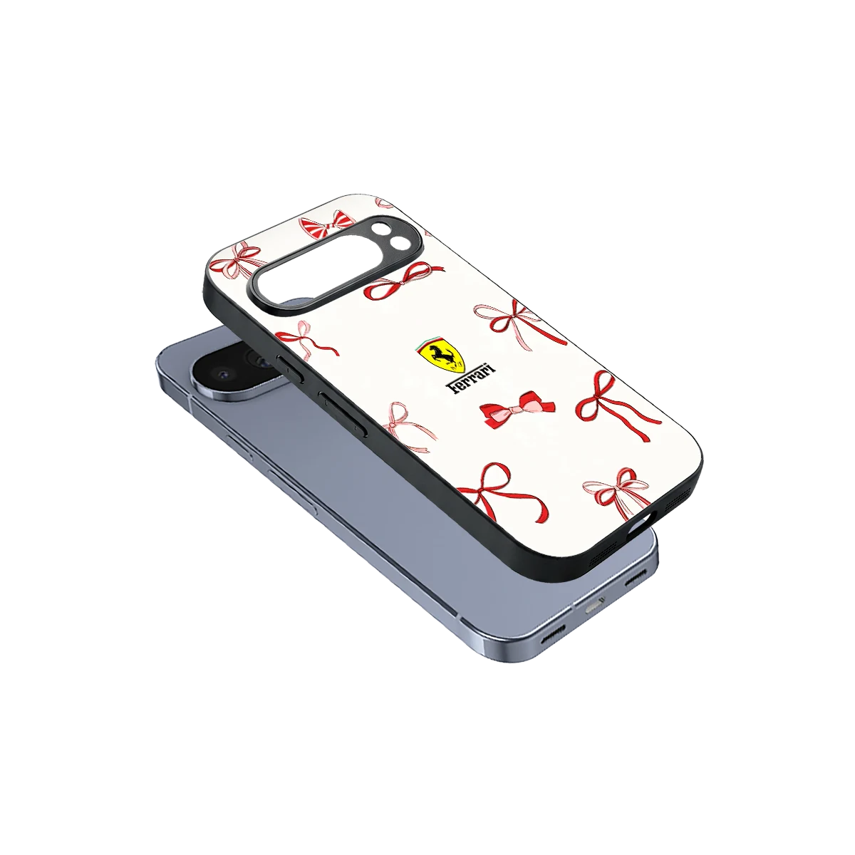 SF X Bows sleek google pixel 10 pro cover with tempered glass back and TPU edges