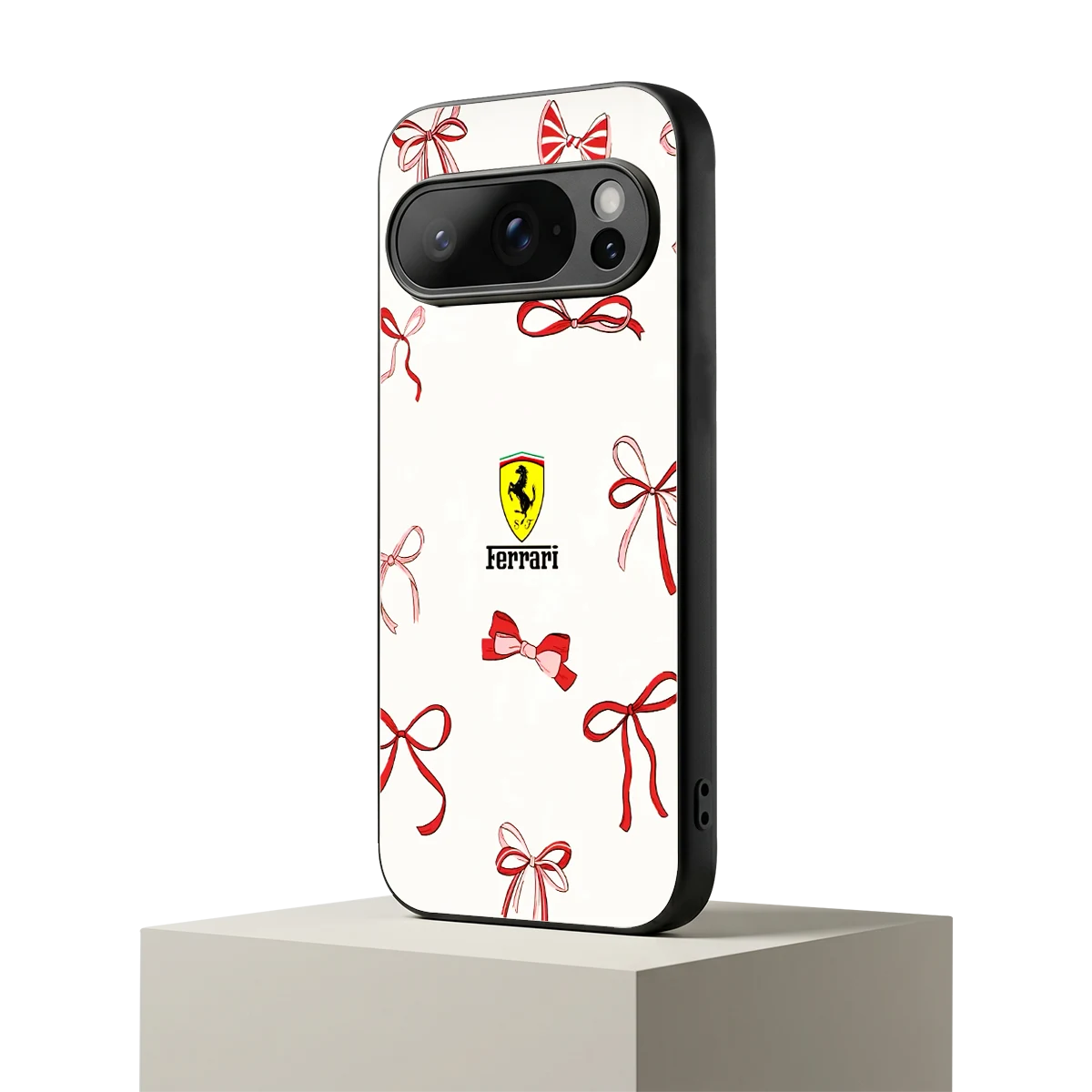SF X Bows google pixel 10 pro mobile cover | shockproof glass phone case
