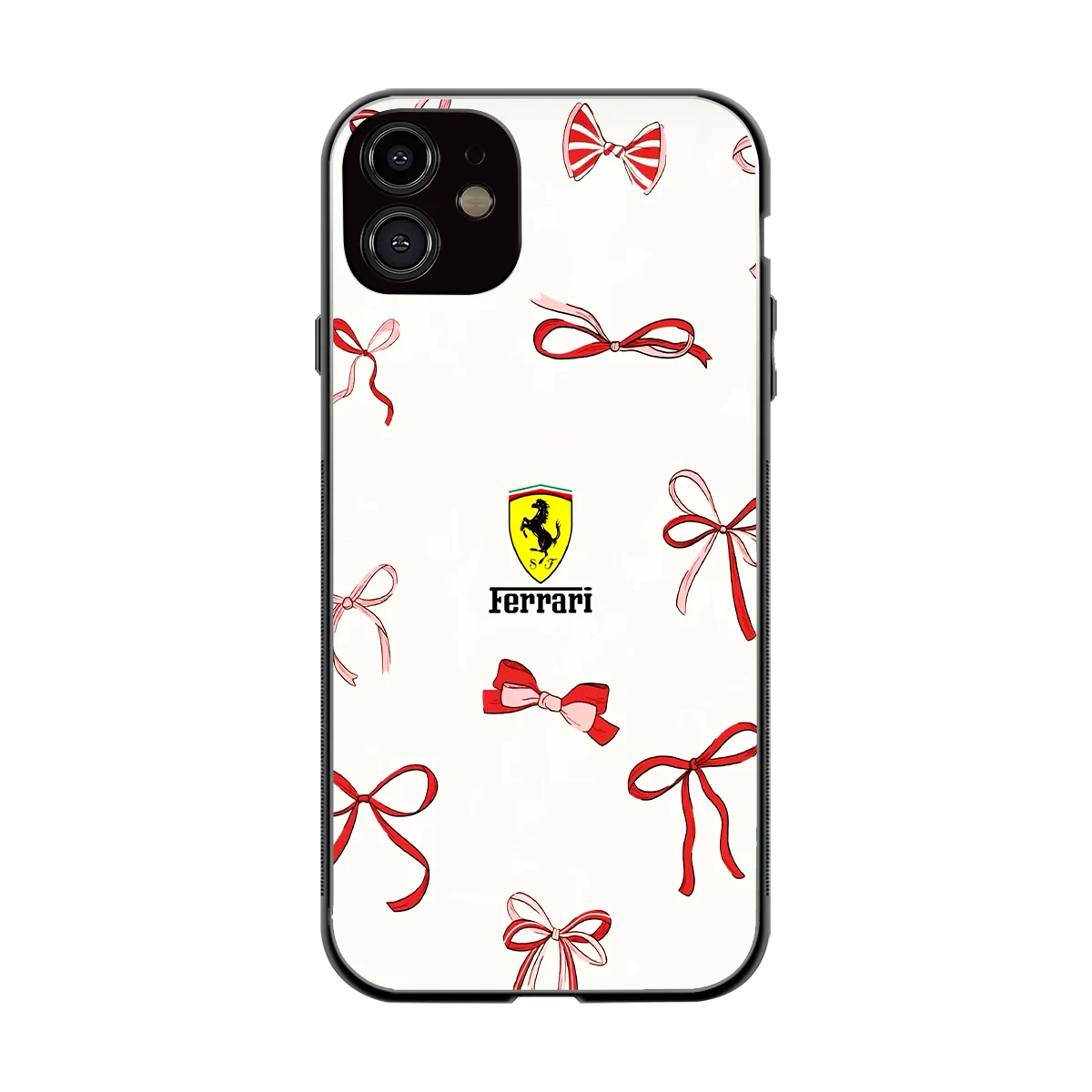 SF X Bows back phone cover | glass case for iphone 11