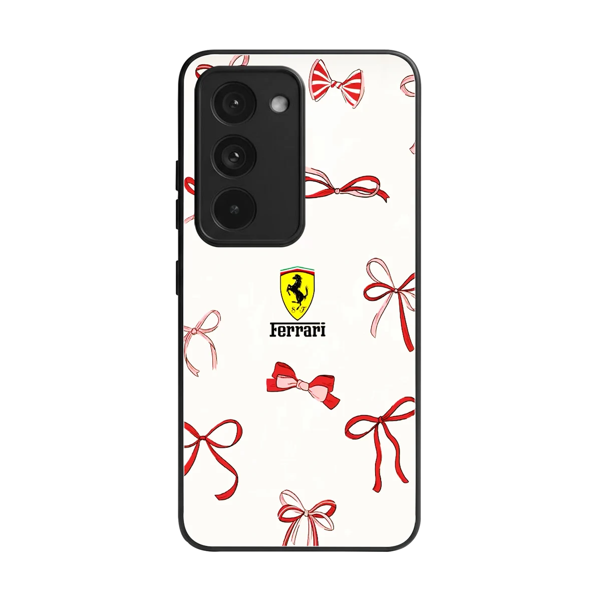SF X Bows back phone cover | glass case for redmi 15 5g