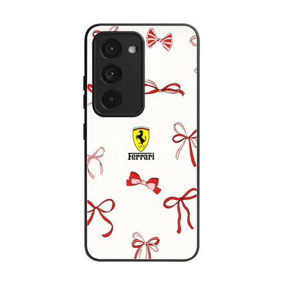 SF X Bows back phone cover | glass case for redmi 15 5g