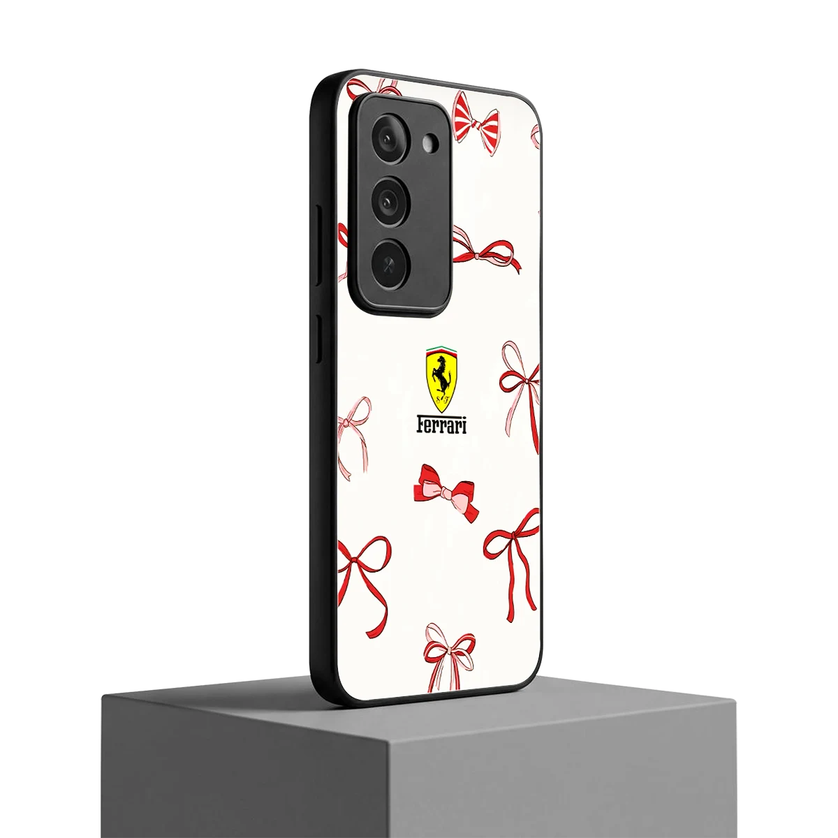 SF X Bows redmi 15 5g mobile cover | shockproof glass phone case