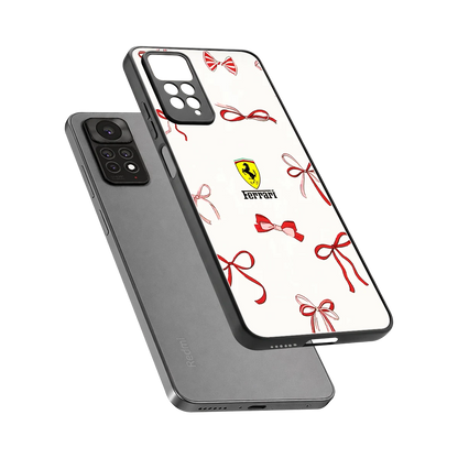 SF X Bows sleek redmi note 11 pro cover with tempered glass back and TPU edges