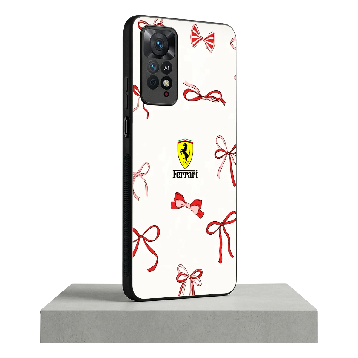 SF X Bows redmi note 11 pro mobile cover | shockproof glass phone case