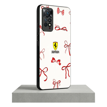 SF X Bows redmi note 11 pro mobile cover | shockproof glass phone case
