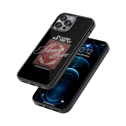 Protective Glass Back Phone Case Compatible with iPhone, Samsung, OnePlus, Pixel & More