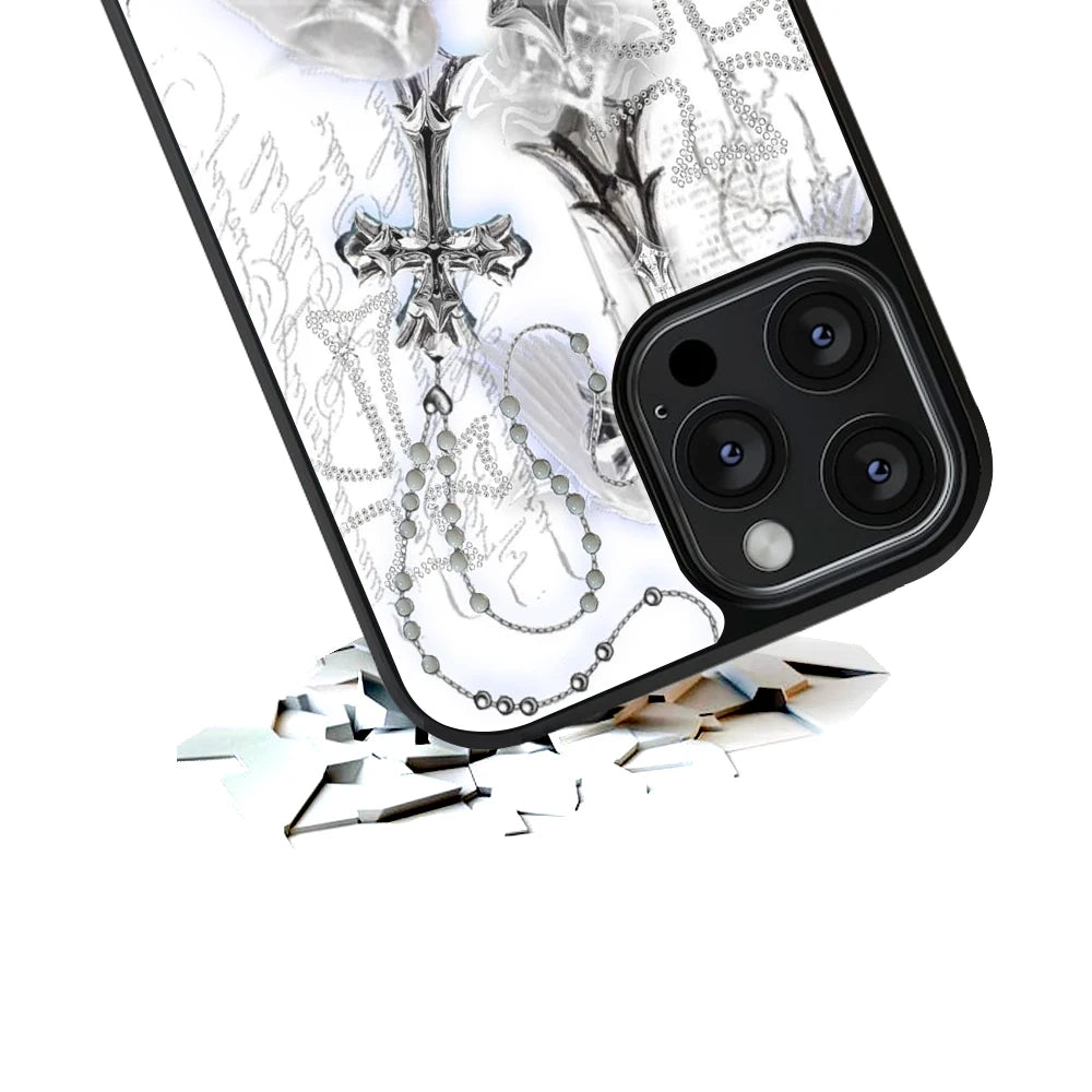 Durable Glass Back Mobile Case for iPhone, Samsung, OnePlus, Google Pixel, Redmi, Vivo, Oppo