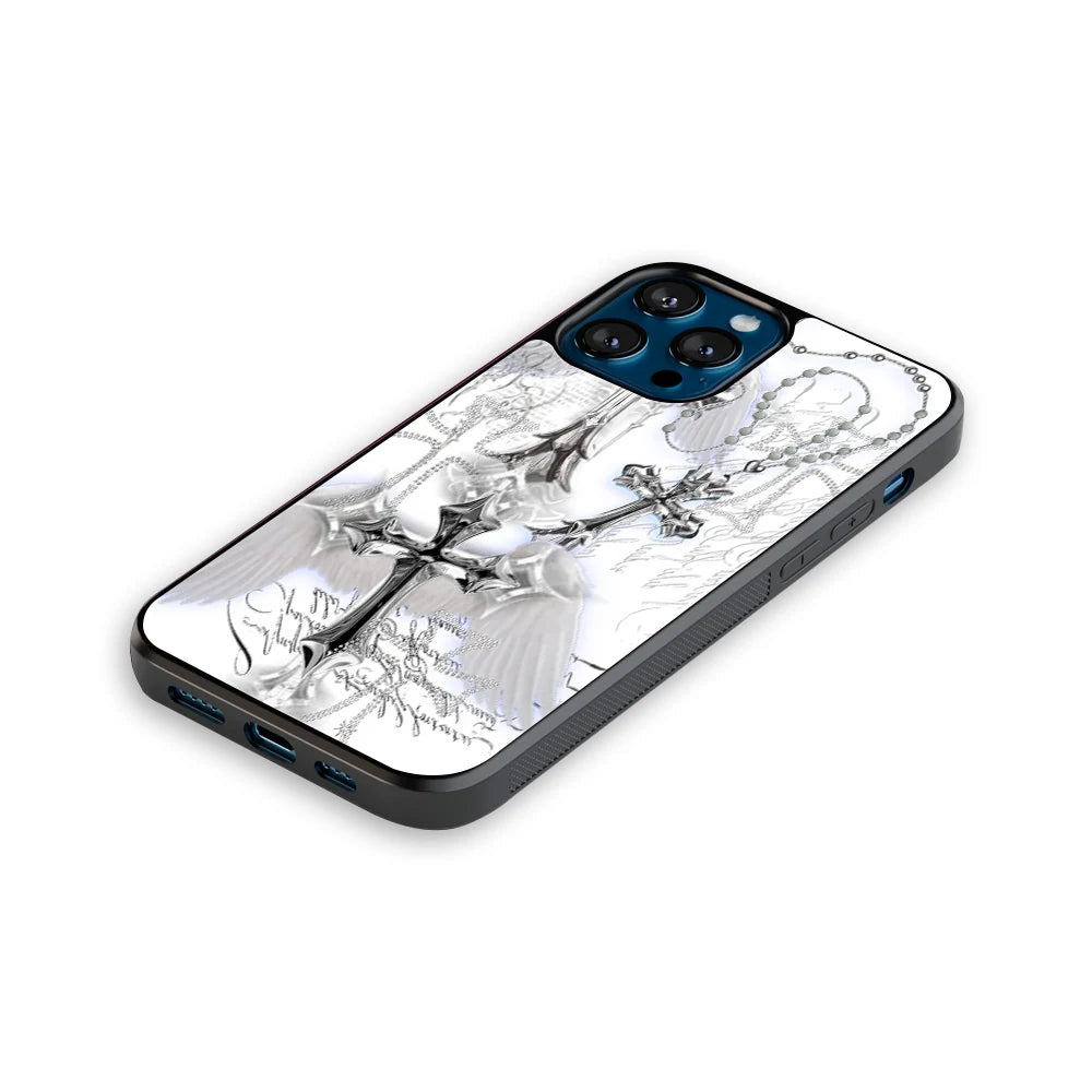 Luxury Glass Back Mobile Cover for iPhone, Samsung Galaxy, OnePlus, Pixel, Redmi & More