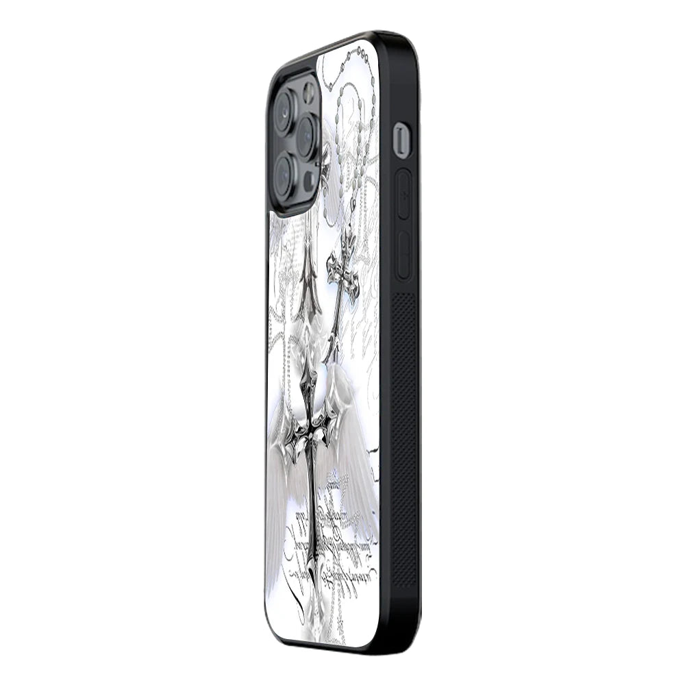 Trendy Glass Back Mobile Case for iPhone, Samsung, Redmi, OnePlus, Google Pixel, Motorola