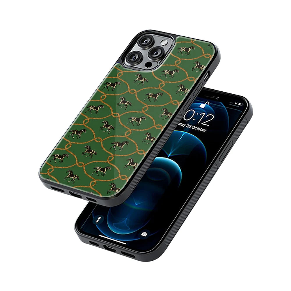 Protective Glass Back Phone Case Compatible with iPhone, Samsung, OnePlus, Pixel & More