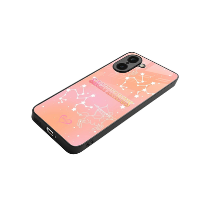 Sagittarius Aura stylish phone case for oneplus nord ce5 5g | glossy glass and slim fit