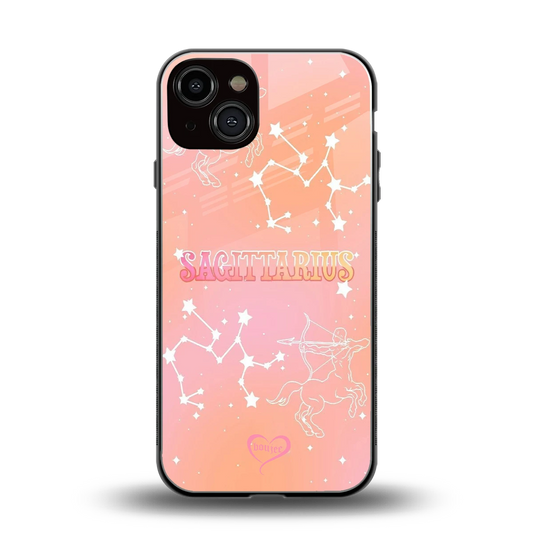 Sagittarius Aura back phone cover | glass case for iphone 14