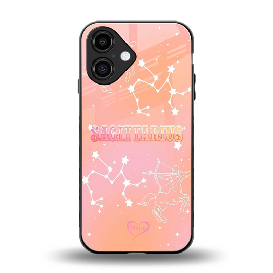 Sagittarius Aura Phone Case for Iphone 16 | Glass Case