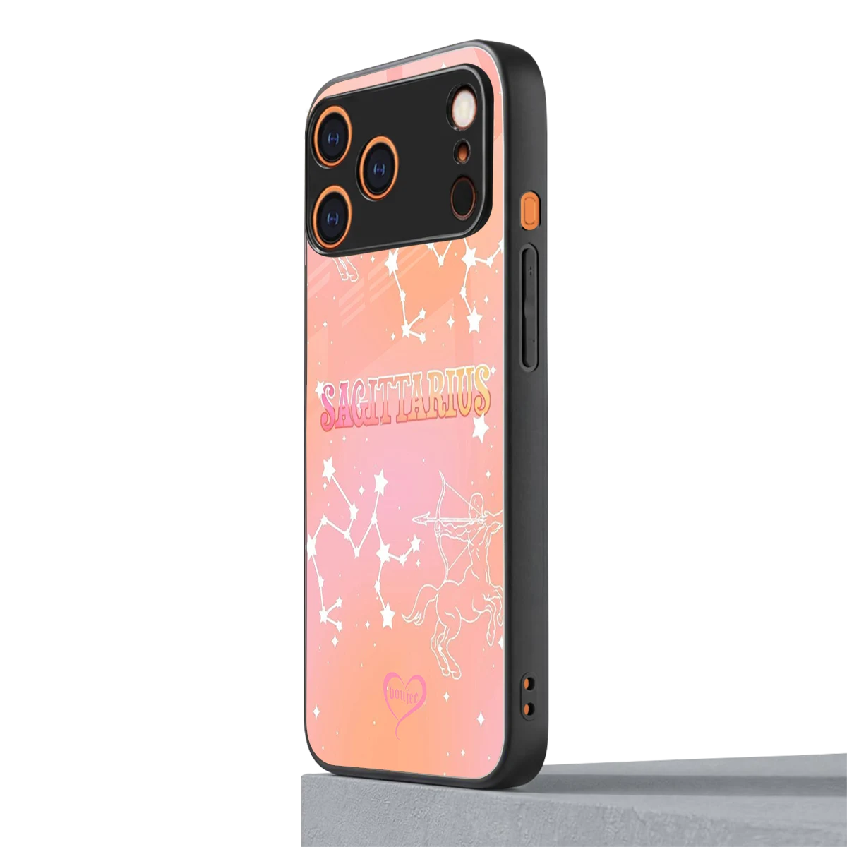 Sagittarius Aura iphone 17 pro mobile cover | shockproof glass phone case