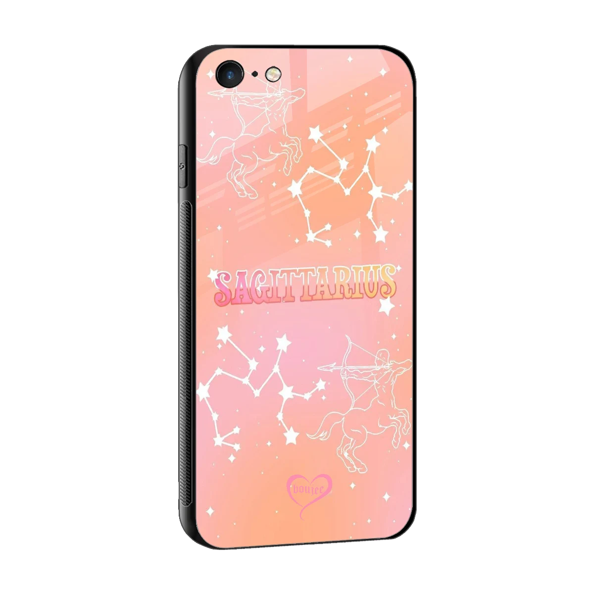 Sagittarius Aura sleek iphone 6 cover with tempered glass back and TPU edges