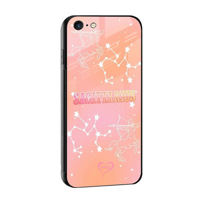 Sagittarius Aura sleek iphone 6 cover with tempered glass back and TPU edges